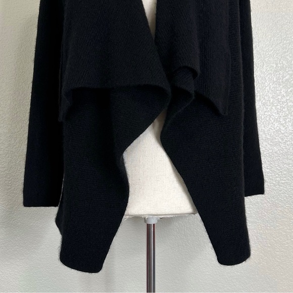The Cashmere Project 100% Cashmere Black Open Front Cardigan, Sz Small - Picture 5 of 14